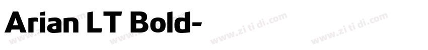 Arian LT Bold字体转换